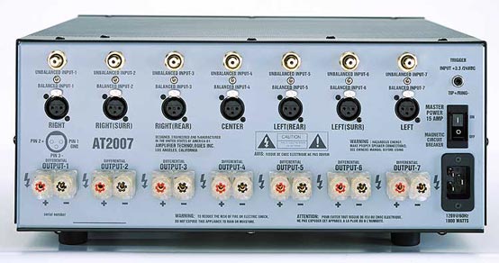 ati at2003 rear audio power amplifier