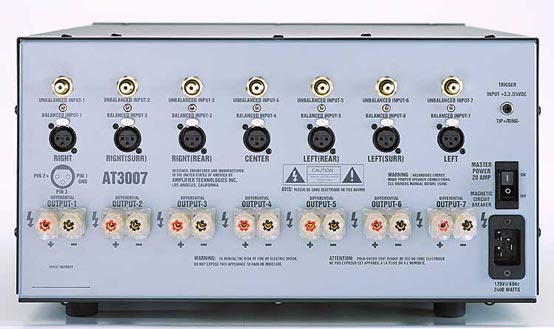 ati at3003 rear audio power amplifier