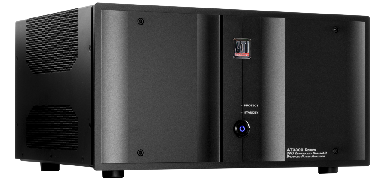 ati at3300 three quarters audio power amplifier