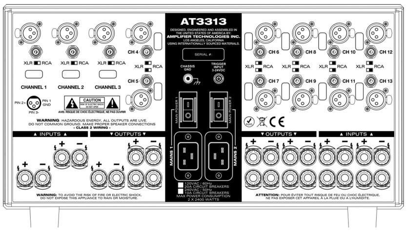 ATI AT3313 audio power amplifier